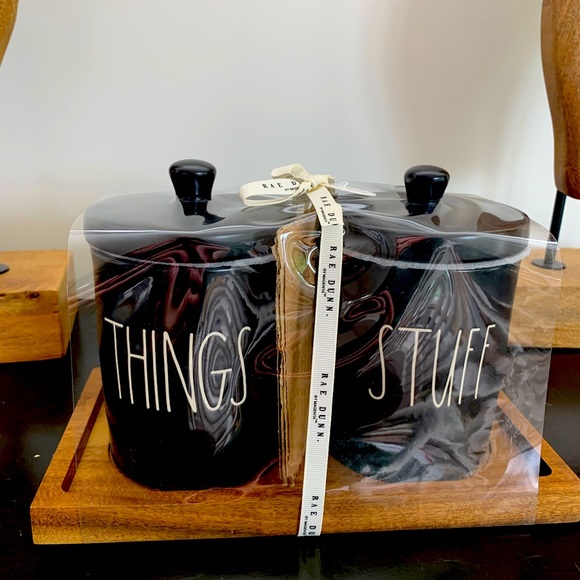 Rae Dunn Other - Rae Dunn THINGS & STUFF on wood tray